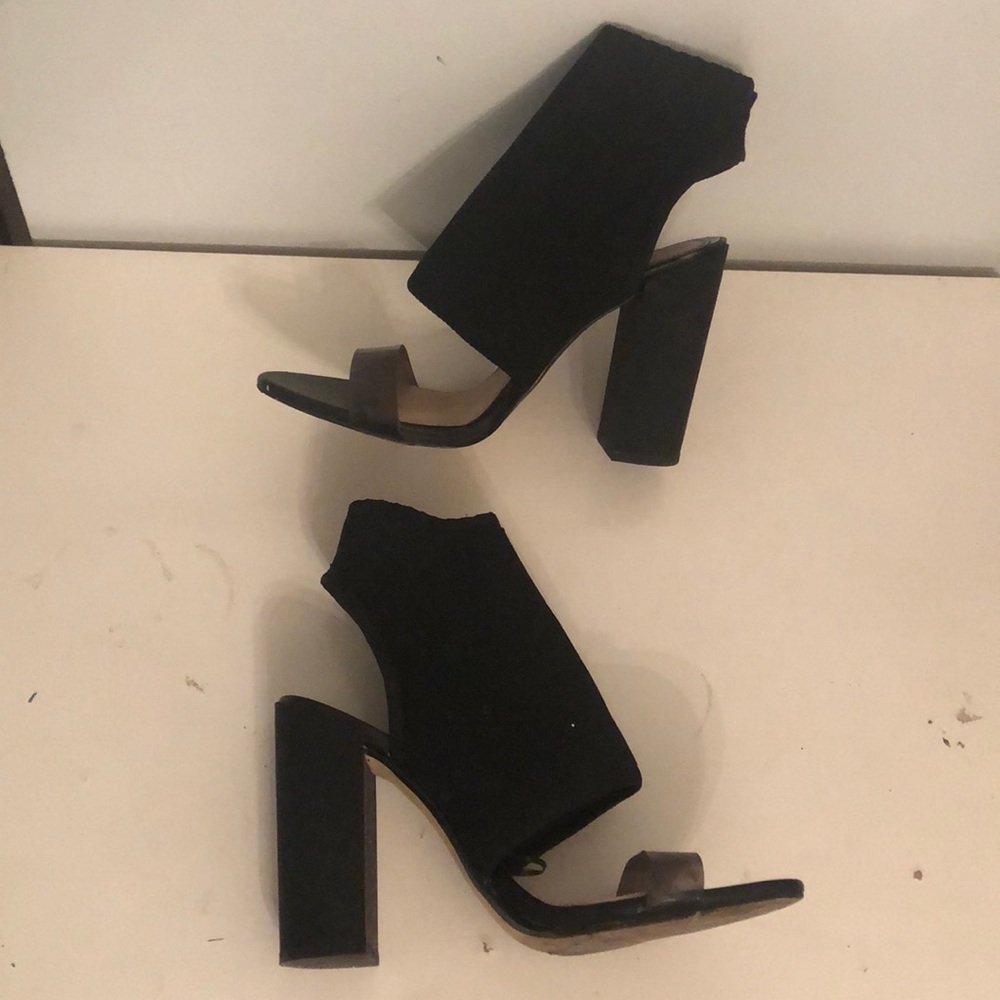 Zara Heels : sock sandal heel